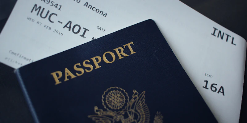 Passport on application paperwork for ITIN